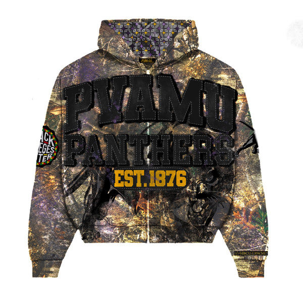 Camouflage “Prairie View A&M University” Silk Infused Lifestyle Jacket