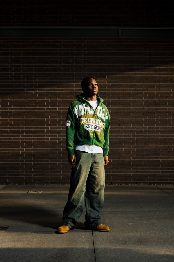 Green Norfolk State University Silk Infused Lifestyle Jacket