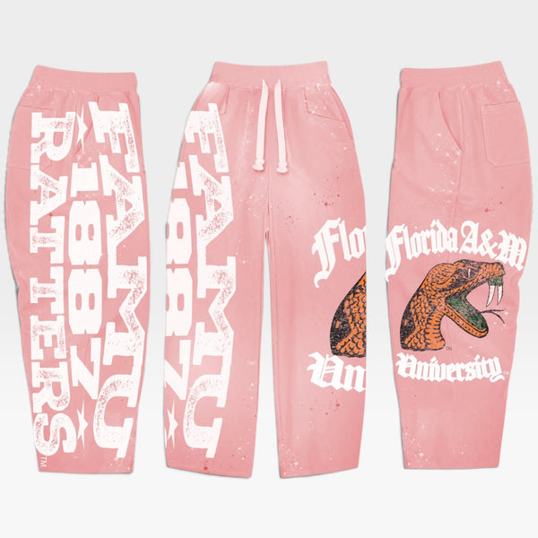 Pink Florida A&M University Lifestyle Sweatpants