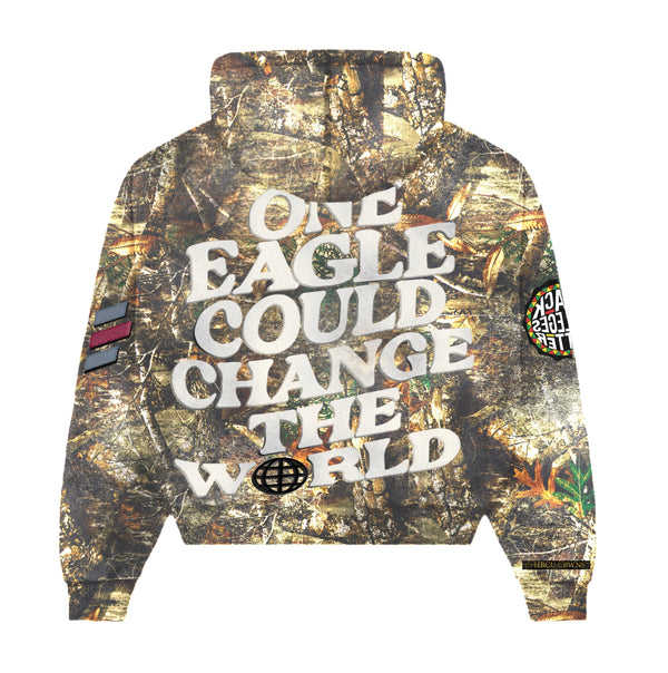 Camouflage "North Carolina Central University" Silk Infused Lifestyle Jacket