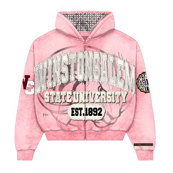 Pink Winston-Salem State University Silk Infused Lifestyle Jacket