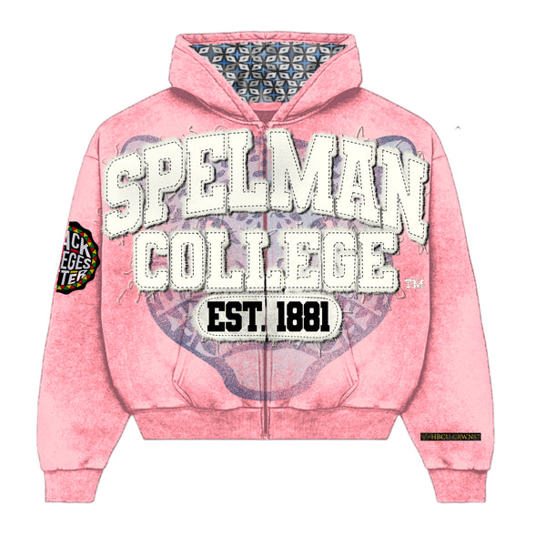 Pink Spelman College Silk Infused Lifestyle Jacket
