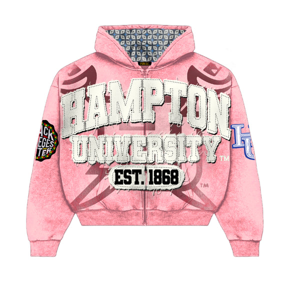 Pink Hampton University Silk Infused Lifestyle Jacket