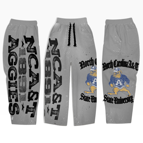 Grey NC A&T Lifestyle Sweatpants