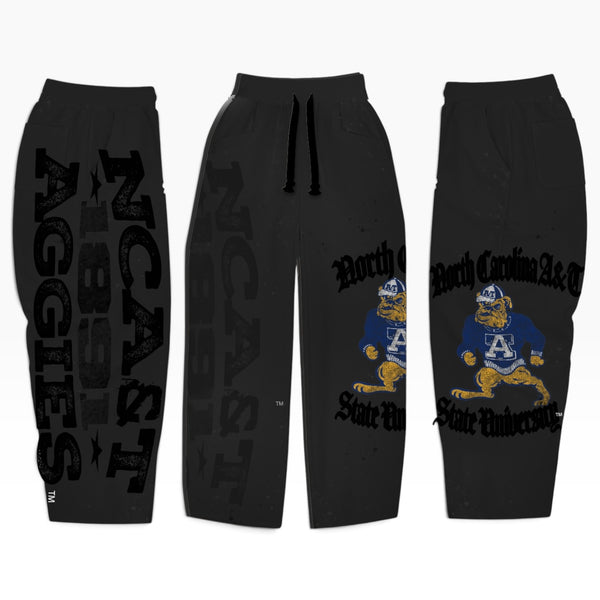 Black NC A&T Lifestyle Sweatpants