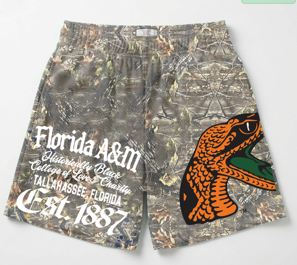 Camouflage FAMU Mesh Shorts